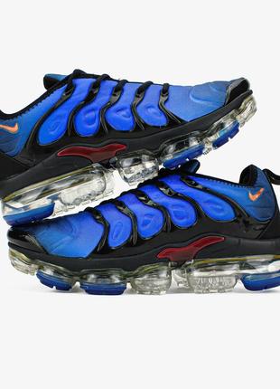 Мужские кроссовки nike air vapormax plus retro knicks blue black orange 41-42-43-44-45