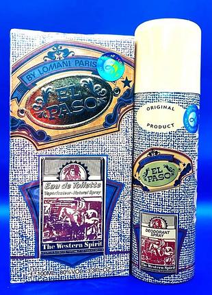 Набор для мужчин lomani el paso (духи 100 ml + дезодорант 200 ml)