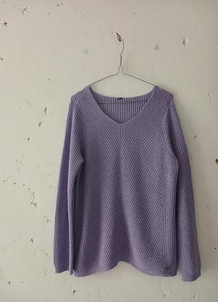 Лиловый стильный джемпер