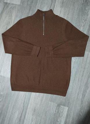 Мужской лёгкий свитер / burton menswear london / кофта / свитшот / мужская одежда /