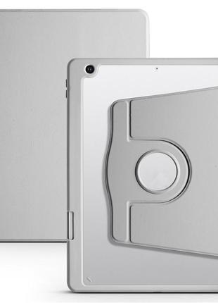 Чохол книжка armcase для apple ipad 8 (2020) поворотний на 360 градусів grey