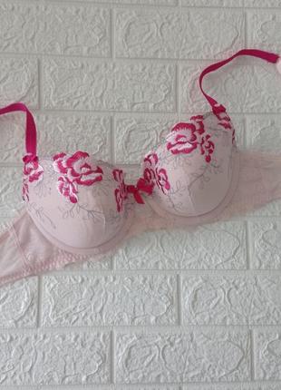 Бюстгальтер розовый р.36/c 80/c