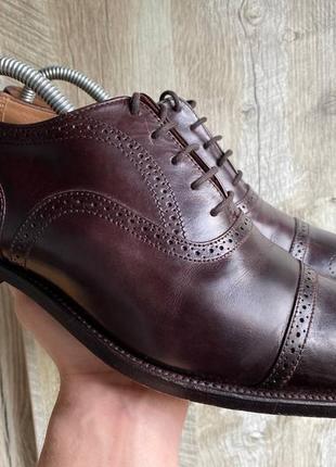 Шкіряні туфлі броги bowen by alfred sargent  made in england