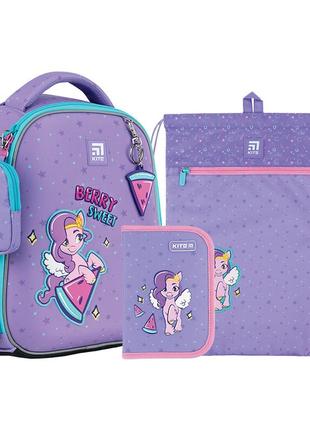 Набір kite рюкзак + пенал + сумка для взуття set_lp24-555s my little pony
