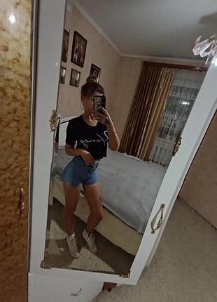 Актуальные, стильные шорты с высокой посадкой h&m