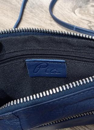 Кожаная сумка имело