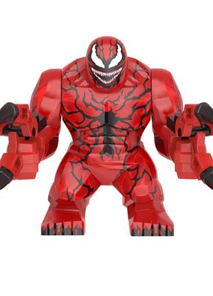 Фігурки конструктор великий червоний карнаж веном суперлиходій месники супергерой