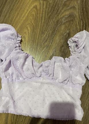 Блуза топ с длинным рукавом