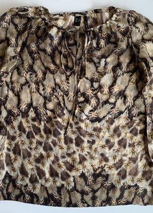 Блуза женская mango оригинал натуральный шёлк, размер - s - xs