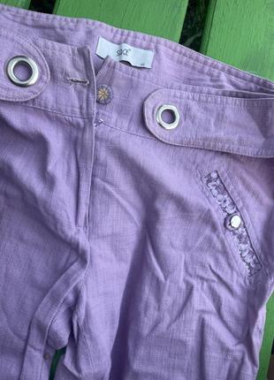 Котонові брюки в кльош