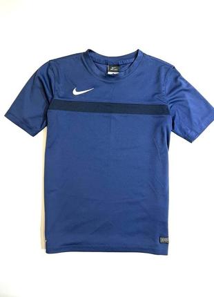 Підліткова футболка nike /на зріст 145-160см/ футбольна футболка nike / спортивна футболка nike / дитяча футболка nike / синя футболка найк / nike _1