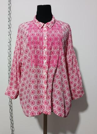 Блуза с вышивкой на груди , pure collection , eur 44/xl