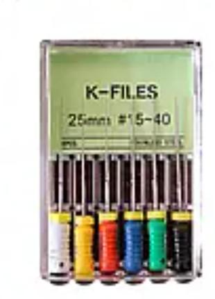 К-file (к-файл 6 шт.) 25мм (15-40)