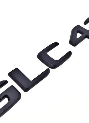 Надпись mercedes-benz glc43 эмблема черный матовый