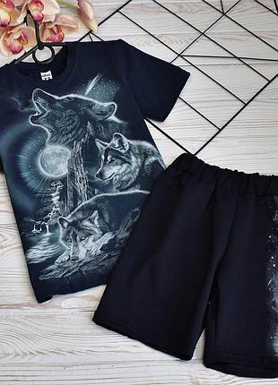 Костюм на мальчика"шерсти и месяц"