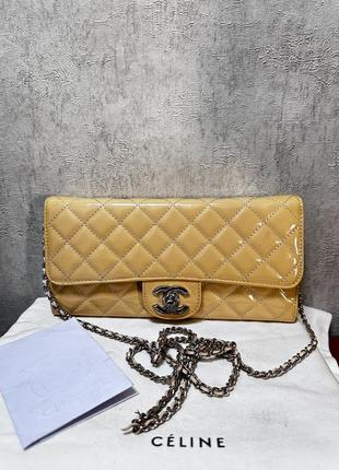Chanel 🔥🔥кожаная сумочка клатч