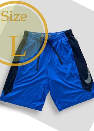 Шорти nike dri fit sports shorts blue relaxed, (р. l)