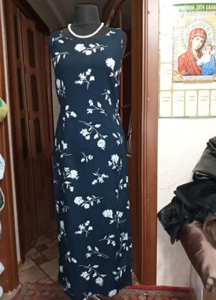 Платье в пол,новое,вискоза,р.44,42,40 украина ц.265 гр
