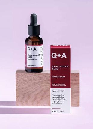 Сироватка для обличчя "гіалуронова кислота" q+a hyaluronic acid facial serum