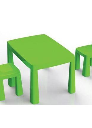 Ігровий набір doloni cтіл та 2 стільця (зелений)
