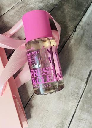 Спрей міст міні fresh & clean bubbly pink victoria’s secret