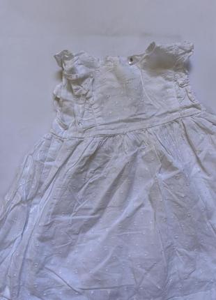 Платье для девочки, белое платье