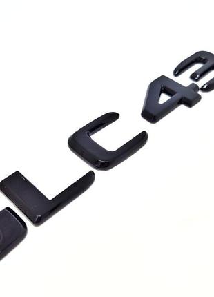 Надпись glc43 mercedes-benz эмблема черный глянец