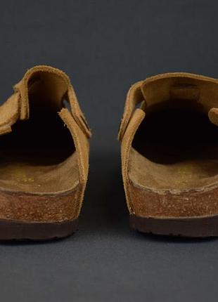 Birkenstock boston сабо клоги шльопанці сланці жіночі шкіра замша. німеччина. оригінал. 38 р/24.5 см6 фото