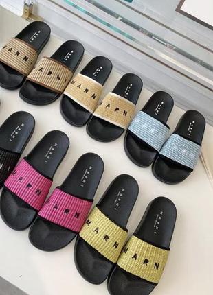 Шлепанцы marni