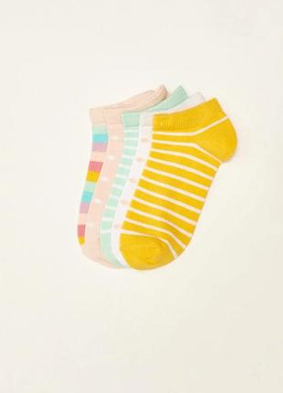 5-6/9-10 р нові фірмові дитячі короткі шкарпетки набір комплект 5 пар lc waikiki вайкіки носки2 фото