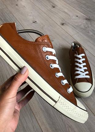 Кеды converse (оригинал) кожа р. 40.