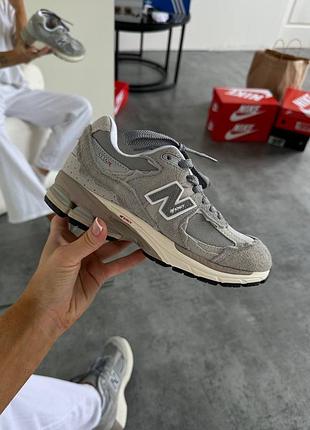 Шикарные женские кроссовки new balance 2002r protection pack gray серые