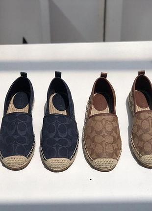 Мокасины в стиле coach