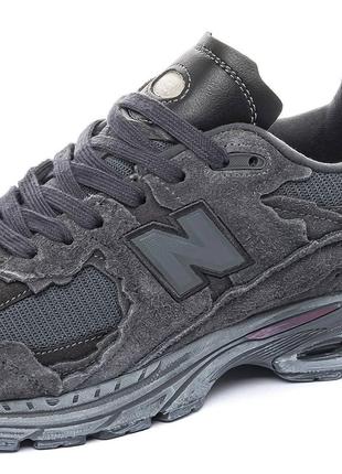 New balance 2002r protection black silver
