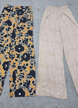 Стильные легкие брюки палаццо primark new look xs-s