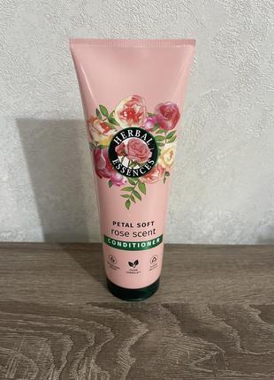 Бальзам-ополаскиватель для волос herbal essences petal soft аромат розы, 250 мл