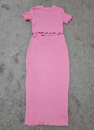 Стильный летний костюм cherry koko топ+ юбка xs-s-m