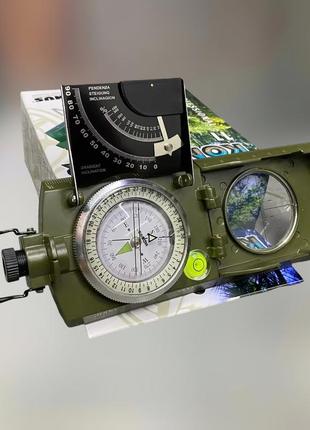 Компас konus konustar 11, цвет зеленый, жидкостный артиллерийский компас для военных