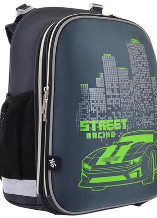Рюкзак школьный, каркасный yes h-12 street racing