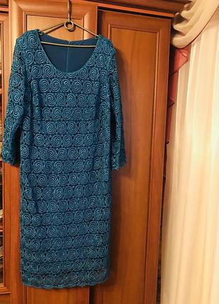 Платье в узоры ( большой размер)
