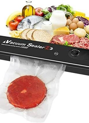 Вакууматор вакуумний пакувальник vacuum sealer z для запаковки харчових продуктів вакуматор мяса овочів фруктів кухонний на кухню