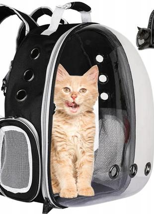 Рюкзак для транспортування тварин до 10 кг purlov (23309) black