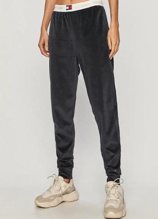 Женские велюровые брюки штаны tommy hilfiger velour track pant