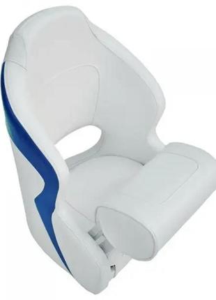 Кресло aqual flip up с крепежной пластиной серо-синее 12126
