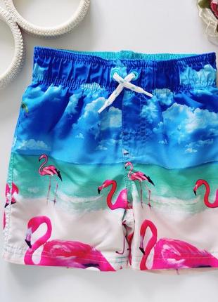Пляжные шорты из фламинго артикул: 20351