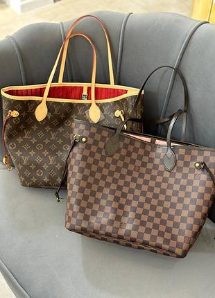 Шоппер в стиле louis vuitton neverfull