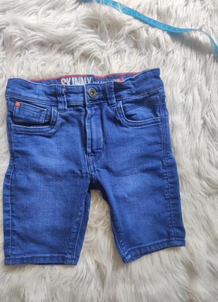 Круті джинсові стрейчеві шорти на зріст 104-110 см