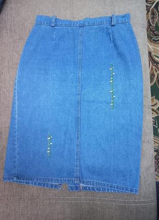 Юбка джинсовая 2