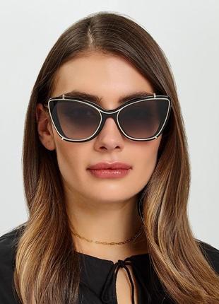Сонцезахисні окуляри alexander mcqueen am0261s 001 cat eye