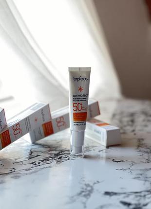 Солнцезащитный крем для лица spf50+ topface